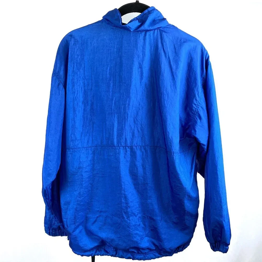 Vintage 90s USA Olympics Blue Windbreaker Jacket Size S